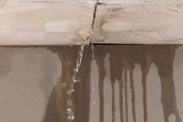 Professional Water Extraction technician working in Somerdale, OH